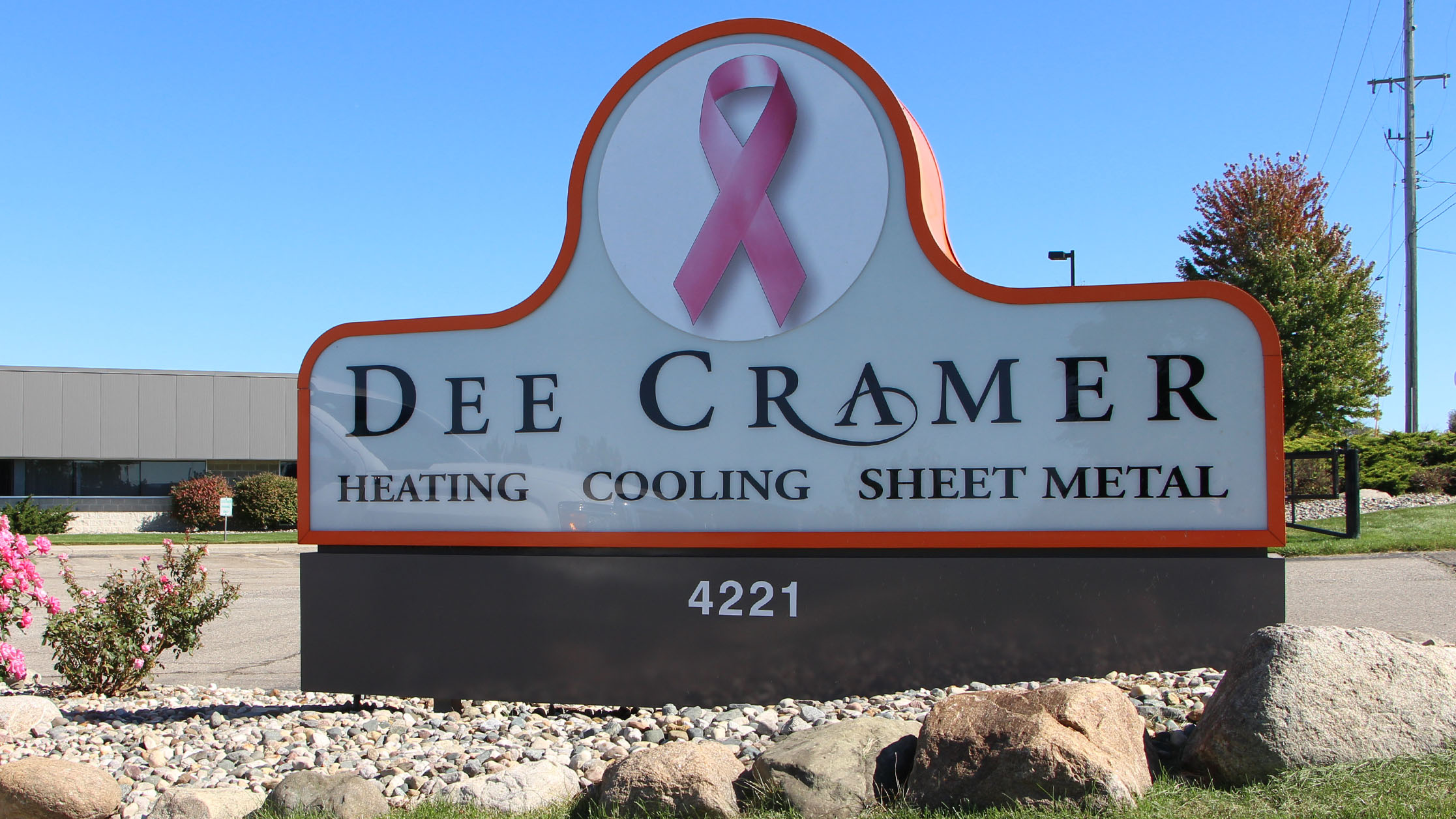 Dee Cramer supporting Breast Cancer Awareness