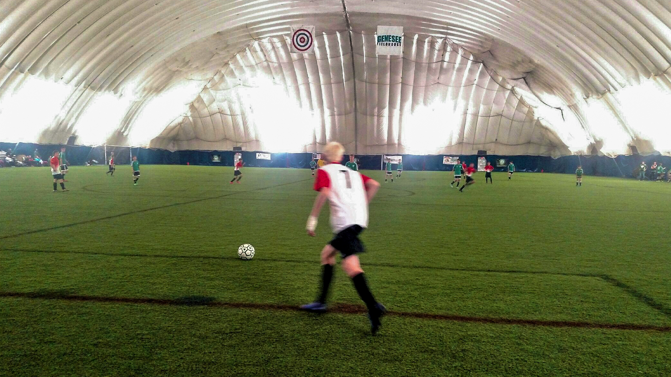 Soccer at the Genesee Fieldhouse in Grand Blanc, MI