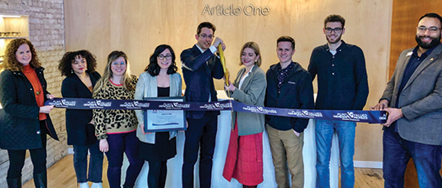Article One ribbon cutting